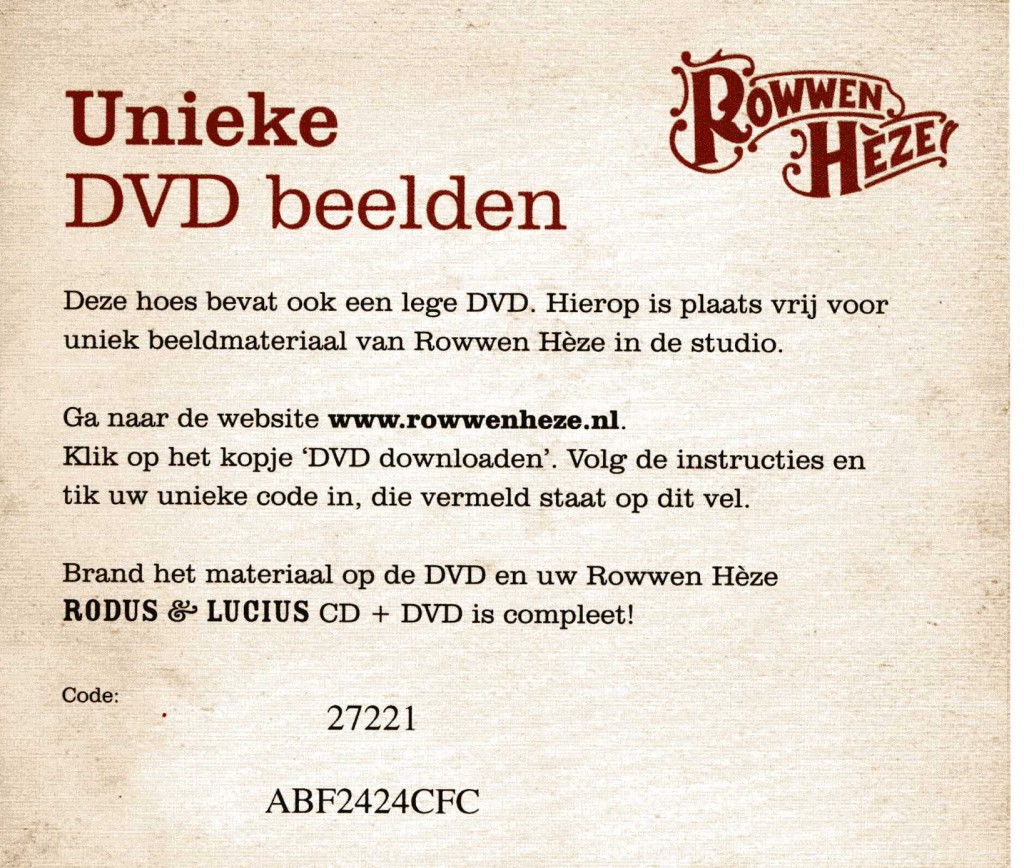 Hier ziet u de instructies hoe het dvd-bestand van Rowen Hèze van het Internet te plukken